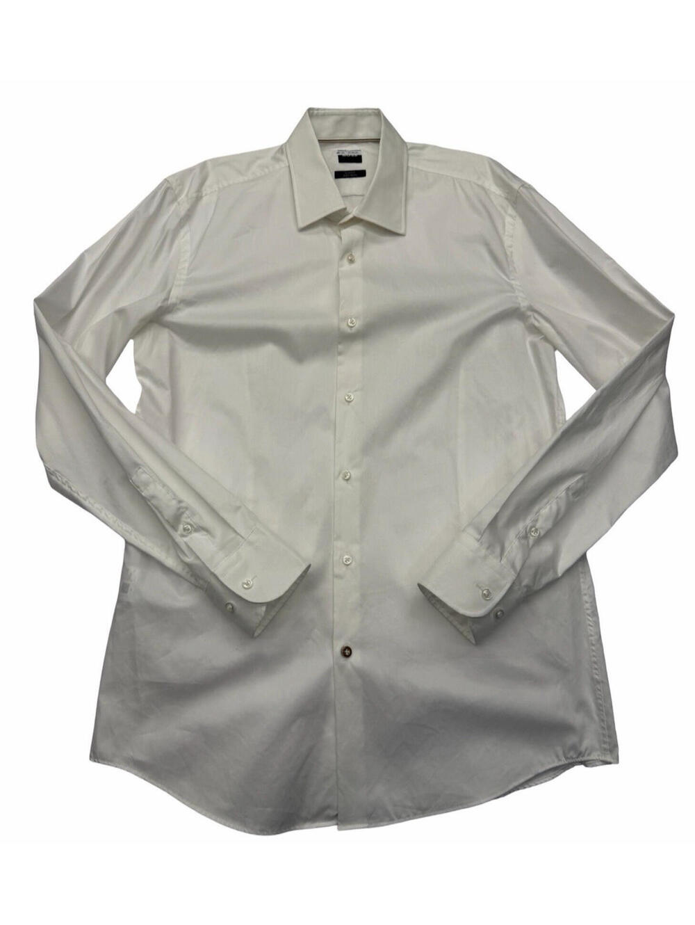 Hugo Boss H-Hank-Kent Slim Fit Formal Shirt White Size 41 | 16 L